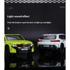 1/24 BMW THE XM Alloy Car Model Toy Metal Die Cast Off-Road Vehicle Sound Light Pullback Function SUV Car Boy Gift