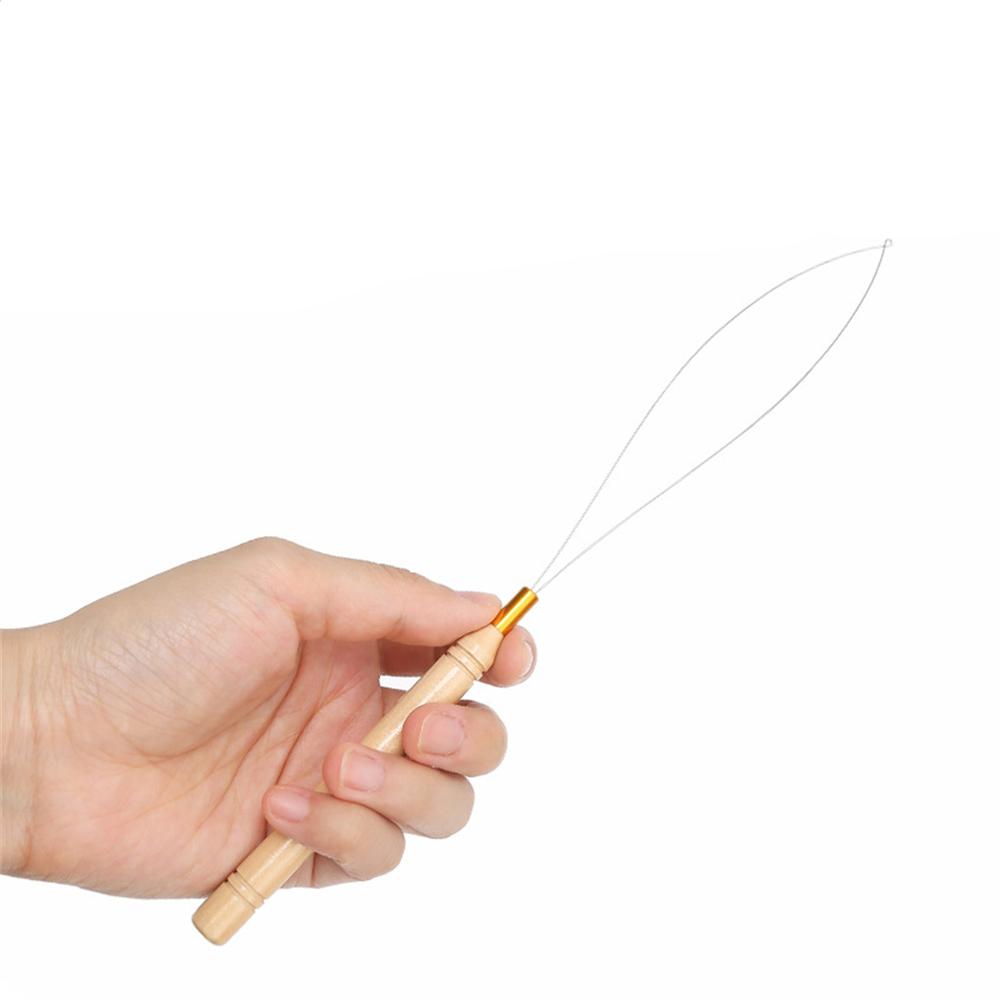 Деревянная ручка нитковдеватель для иглы пожилой направляющий игла швейная бисерные иглы булавки легкая заправка нити шить сделай сам инструменты для изготовления ювелирных изделий