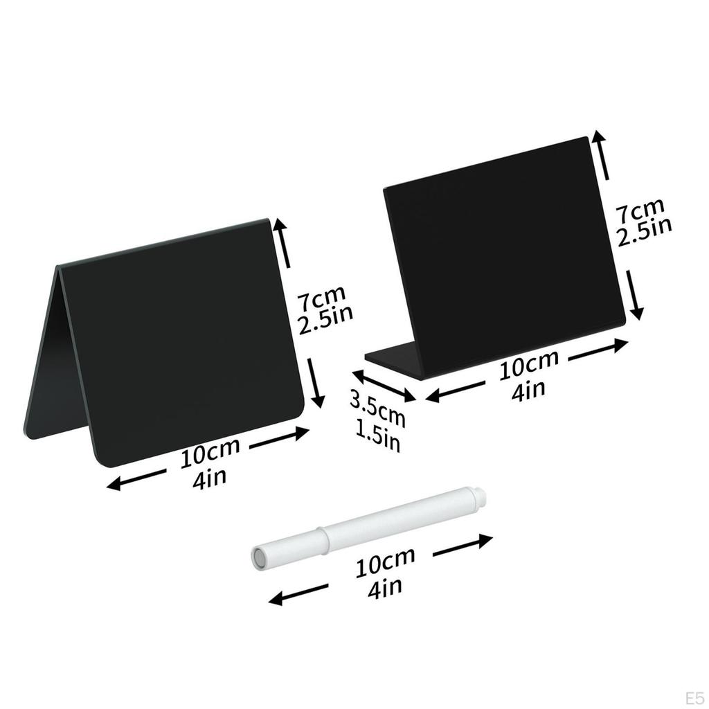20 Акриловых меловых табличек для настольного использования L-образные карточки для рассадки мероприятия