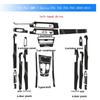 Carbon Fiber For BMW 7 Series F01 F02 F03 F04 Car Film Interior Sticker Center Console Gear Dashboard Air Door Handle Lift Panel