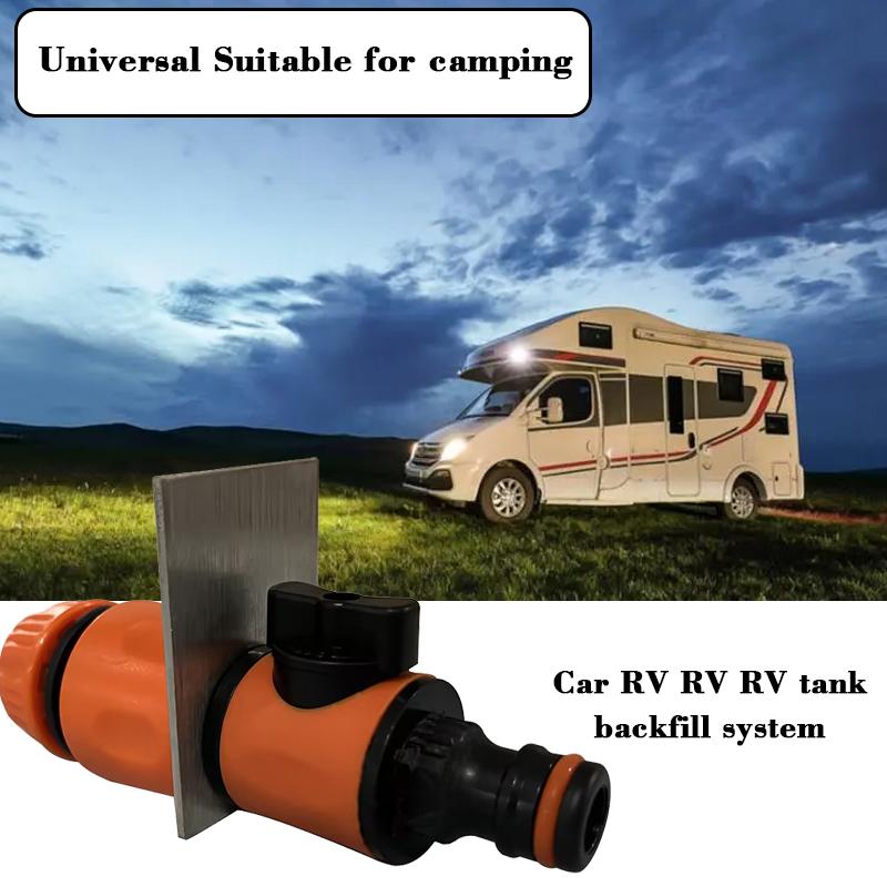 1 комплект Универсальная система заправки бака воды для RV, Коннекторы и кронштейны для водопроводной трубы, Подходят для кемпервана, автодома