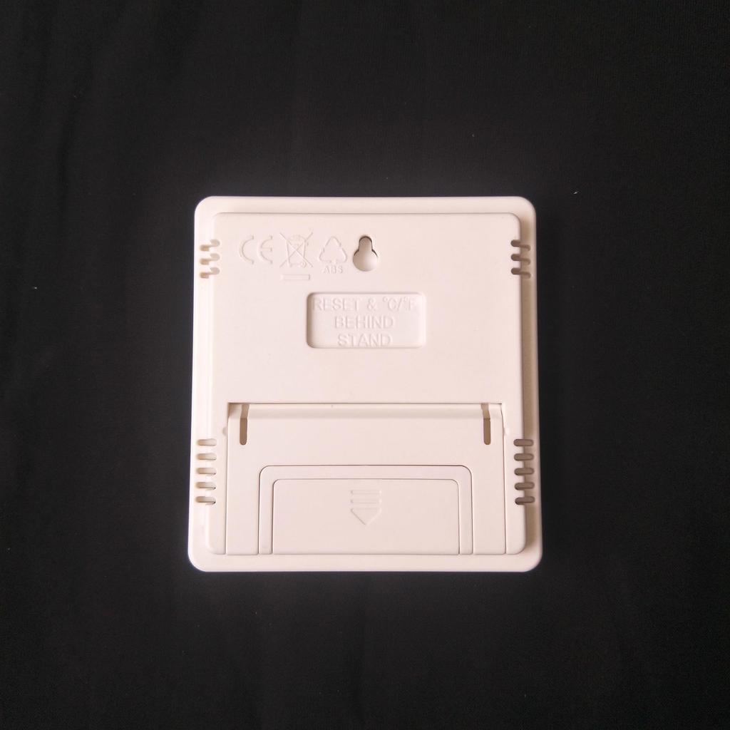 HTC-1 Large-Screen Indoor Thermometer Hygrometer with Alarm Clock