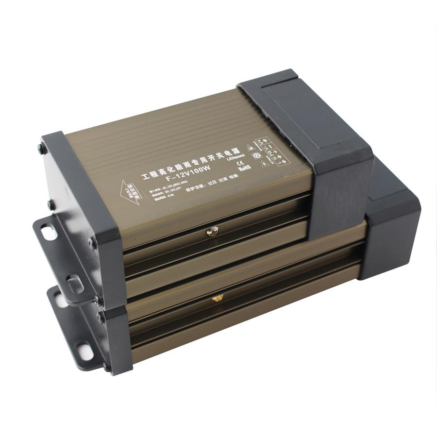 Алюминиевый адаптер питания DC 12V 24V 5A 8A 10A 15A 20A с защитой от дождя