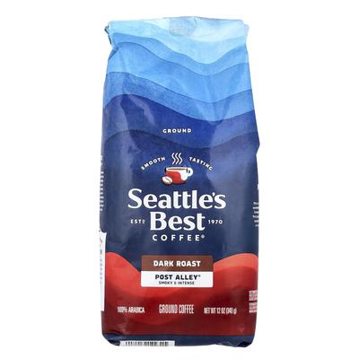 Seattle's Best Coffee, Post Alley®, Кофе, Молотый кофе, Тёмная обжарка, 12 унций (340 г)