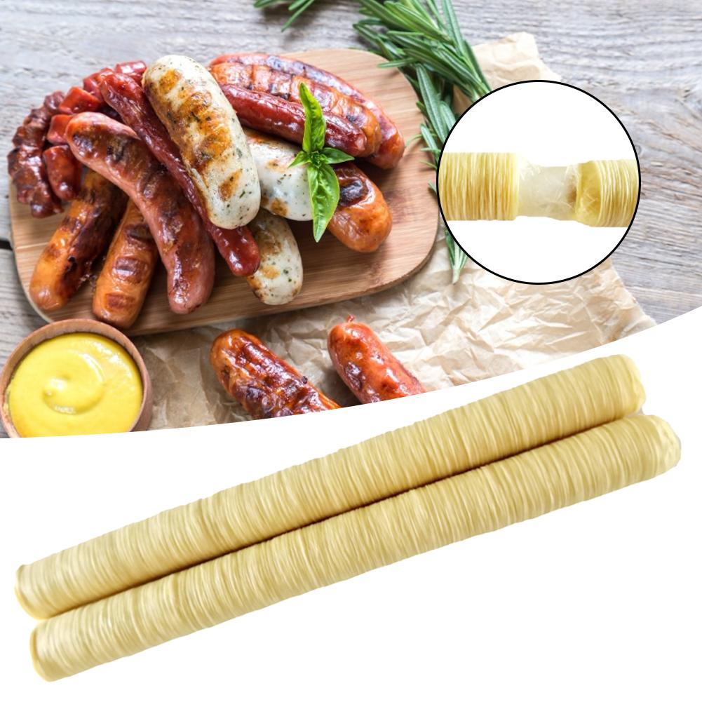 Casings For Sausage Making Sausage Salami Hot Dog Homeuse Basters Sausage Packaging Tools Length 14m Wide 26mm