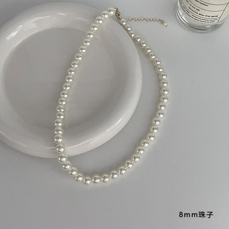 Жемчужное ожерелье женское нишевое легкое роскошное дизайнерское модное темпераментное цепочка на ключицу цепочка на шею цепочка на свитер цепочка из бисера