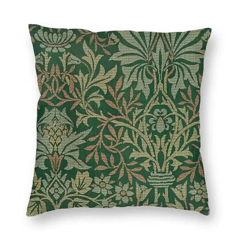 Уильям Моррис Похититель клубники Красный Наволочка Бархат Роскошные Декоративные Подушки Домашний Декор Для Дивана Гостиной Наволочка