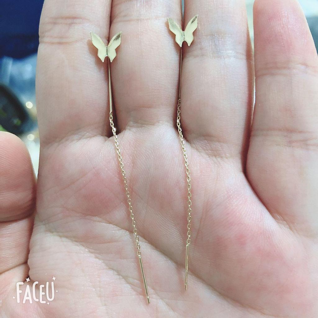 Длинные серьги-капли с кисточками и бабочками серебряного цвета, модные висячие женские серьги, летние украшения, подарки для девочек