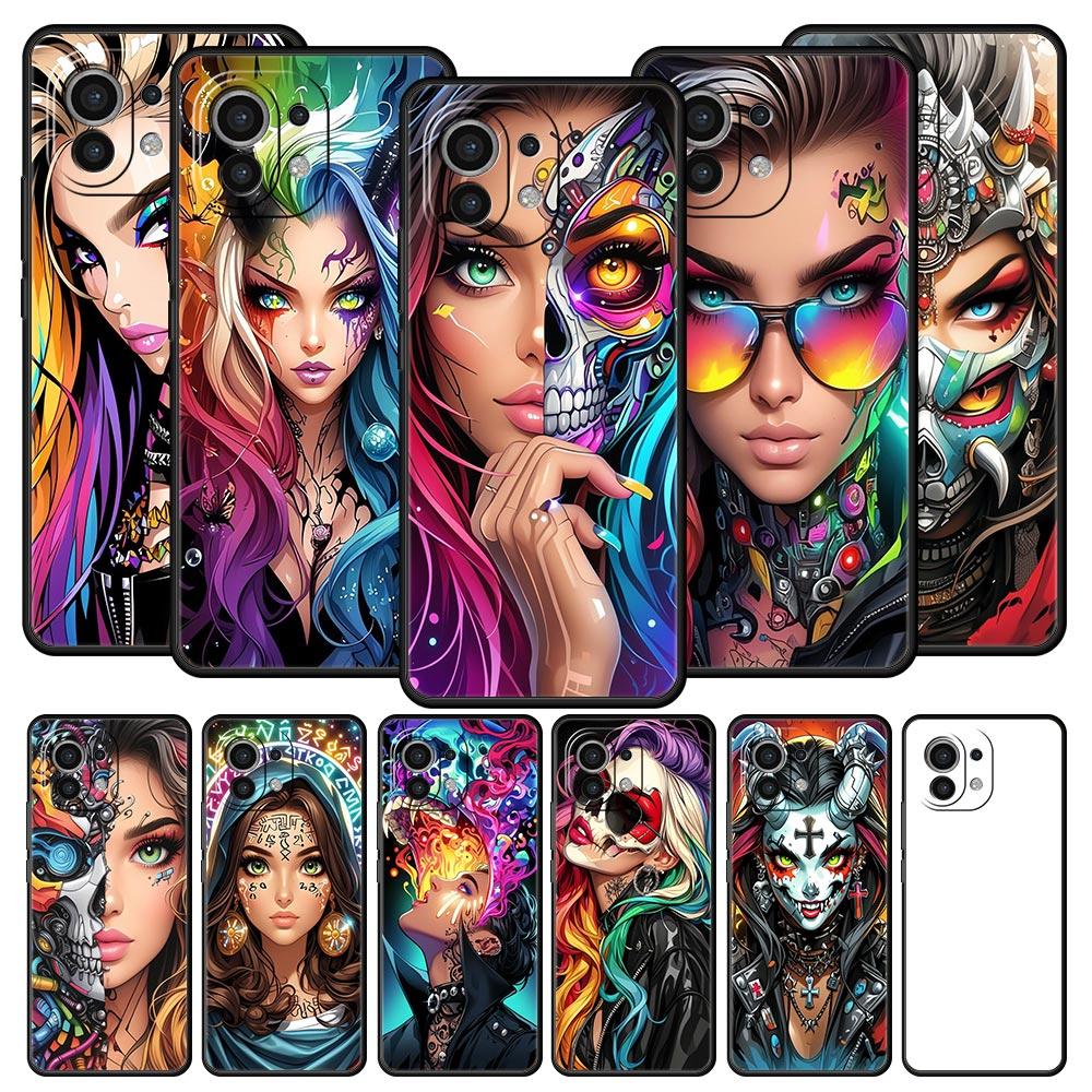 Hot Girls Phone Case Cover for Xiaomi Mi 17 15 14 13 12 11 Ultra 15T 14T 13T 12T 11T Pro Lite 5G Soft TPU Shell Fundas Capas Bag
