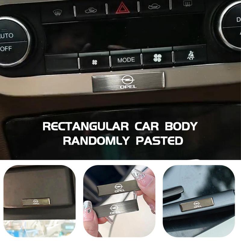 Для Opel Наклейка на багажник автомобиля Эмблема Алюминиевый сплав Внешняя наклейка Декоративные аксессуары Шильдик Astra G J F K Vectra C H Corsa
