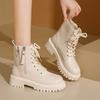 Winter Women's Plus Cotton Shoes Fashion Lace Up Platform Shoes for Women Sneakers Outdoor Keep Warm Women's Casual Ankle Boots