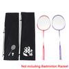 Badminton Racket Cover Bag Soft Storage Bag Drawstring Pocket Portable Badminton Racket Cover Protection Storage Bag