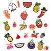 23 Pcs Banana Sewing Patches Strawberry Applique Patches Embroidered Patches Fruit Iron On Patches Repair Patches