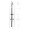 Черная европейская садовая опора для вьющихся растений