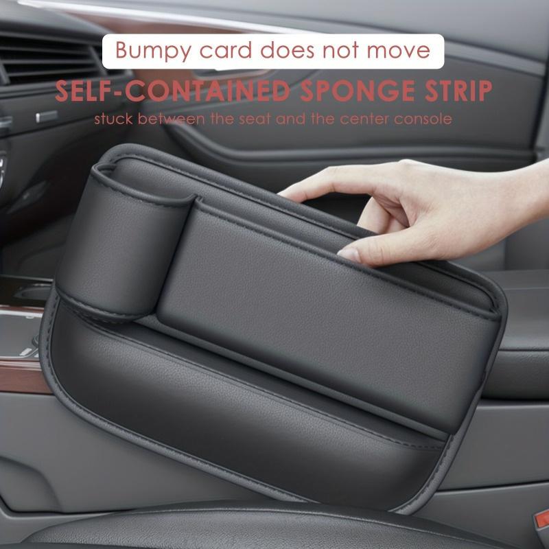 Multifunction Car Seat Gap Filler Storage Bag Made Faux Leather