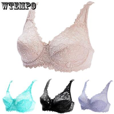 Большой женский кружевной бюстгальтер CDE, прозрачный ультратонкий бюстгальтер большого размера, нижнее белье, кружевной бюстгальтер