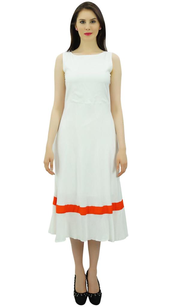 Bimba Женское сплошное платье-клеш из искусственного шелка с оборками и без рукавов, повседневное платье-трапеция для женщин, лето