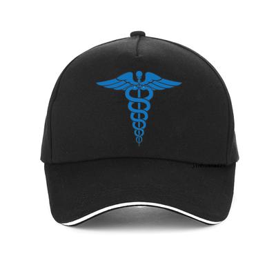 Бейсболка с принтом EMT Star of Life для медсестер, женская шапка-кадуцей, медицинский символ, медсестра, доктор, медицинский чепчик