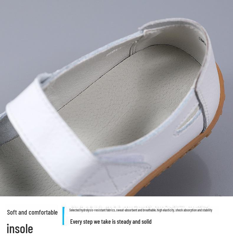 Женские весенне-летние большие мокасины — полые сандалии и удобные слипоны