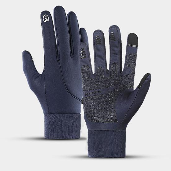 Практичные спортивные перчатки с полным пальцем, противоскользящие осенне-зимние