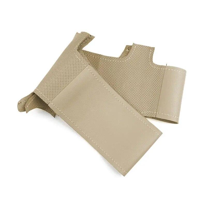 Braids On Car Steering Wheel For Toyota Avensis 2003 2004 2005 2006 2007 Perforated Microfiber Leather Cover Trim Accessories