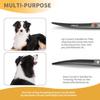SANGELAR Professional 7 Inch Pet Curved Scissor Double-tailed Left Right Hand Pet Grooming Pet Beauty Shears Bends Shears and Warps Pet Grooming