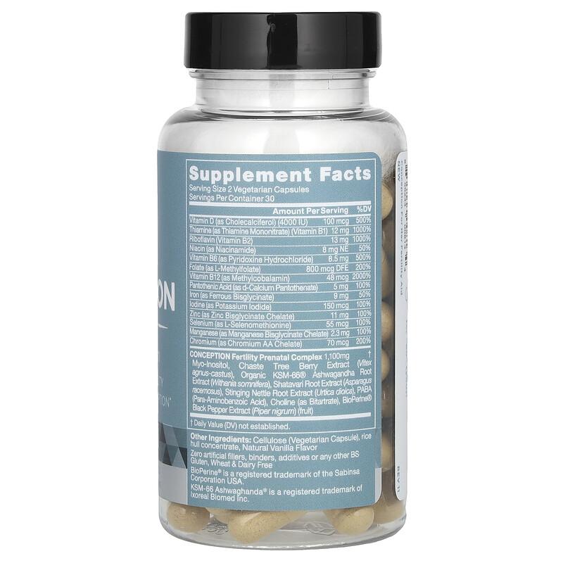 Conception For Her, Fertility Aid & Multi, 60 Vegetarian Capsules