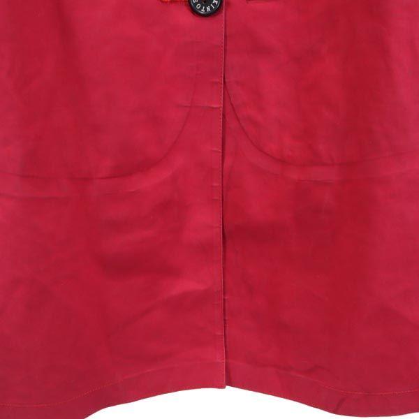 Макинтош Пальто с воротником из нержавеющей стали 32 Красный Ручная работа Женский Б/у