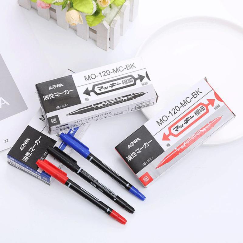 1 шт., двусторонний канцелярский маркер