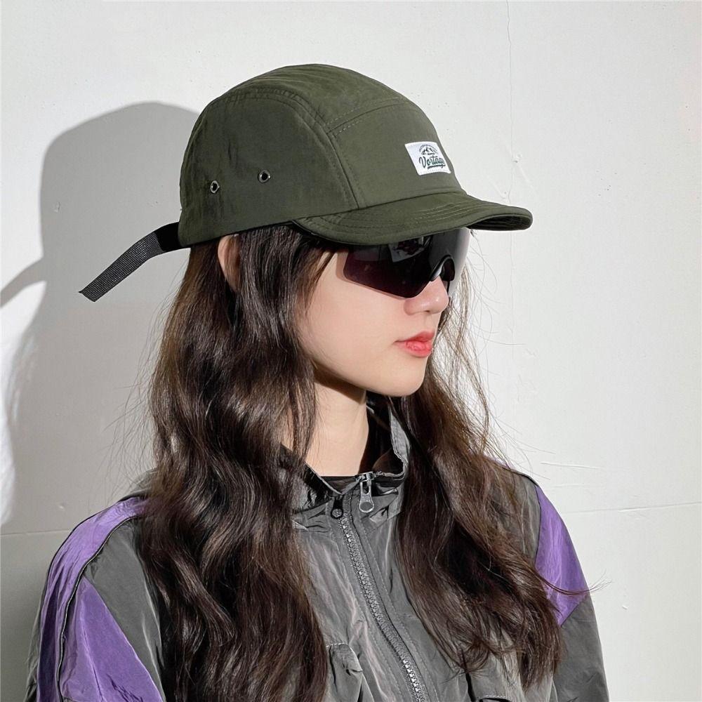 Бейсболка с короткими регулируемыми полями, быстросохнущая кепка Snapback, дышащая женская шляпа от солнца, уличная одежда