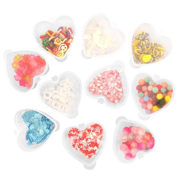 Проекционный дизайн, набор деталей для начинки слизи, 10 шт., 1 комплект, случайная доставка, популярные корейские игрушки