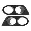 2pcs Front Bumper Foglight Cover Dual Holes Car Accessory Fit for E46 M3 2001?2006Carbon Fiber