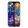 Красивый стеклянный чехол-крышка с изображением Солнца и Луны для iPhone 17 16 15 14 13 12 Pro Max 11 Pro Max 17 AIR Plus Ударопрочный мягкий ТПУ корпус