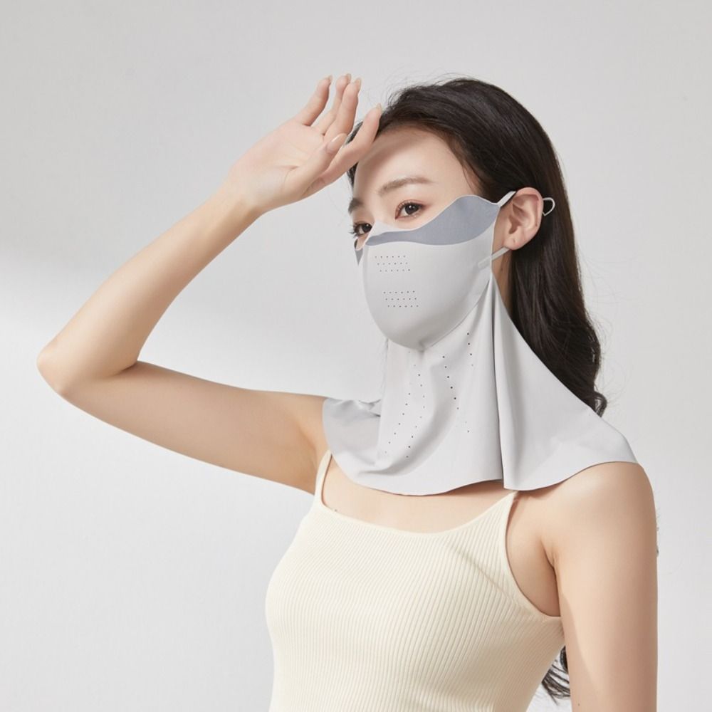 3D Breathable Sun Protection Mask UPF50+ Sunshade Face Mask New Anti-UV Neck Scarf Outdoor