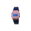 Casio Индивидуальные часы модифицированная серия красный зеркальный серебристый пластиковый корпус водозащита для жизни классические ретро маленькие квадратные часы A158WA-1 A158WA-1