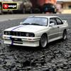 Ббураго 1:24 BMW M3 E30 1988 Сплав Спортивный Автомобиль Модель Литьевой Металл Классический Гоночный Транспорт Средство Модель Автомобиля Симуляция Детская Игрушка Подарок