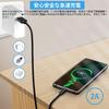 USB Type C Cable 2m [3 Pieces, Black]LpoieJun Type C (USB A To C) Cable Heavy Duty PVC Material Super Fast Charging with 2A Output USB2.0 Compliant