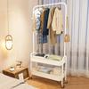 Floor Standing Clothes Rack Movable Clothing Rack Portable Multilayer Bedroom Anti Slip Large Capacity Simple Clothes Rack Stand
