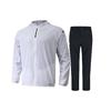 Solid Logo Woven Jacket And Mid-Rise Long Pants Casual Sports Set Men Sets 22500405-100+21600709-001