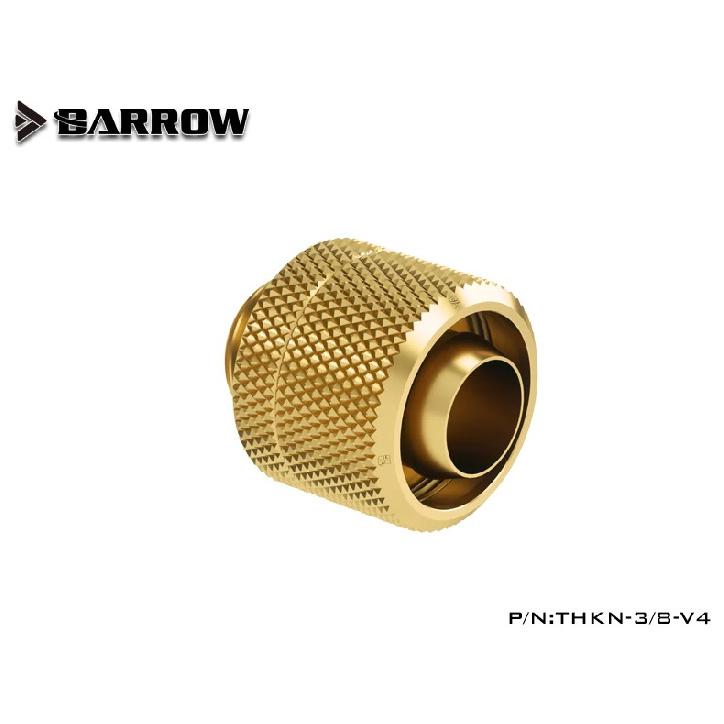 Barrow G1/4“ 10x13мм, 10x16мм Фитинги для шлангов с ручной обжимкой, Соединитель-удлинитель для мягких трубок для корпуса компьютера, THKN-3/8