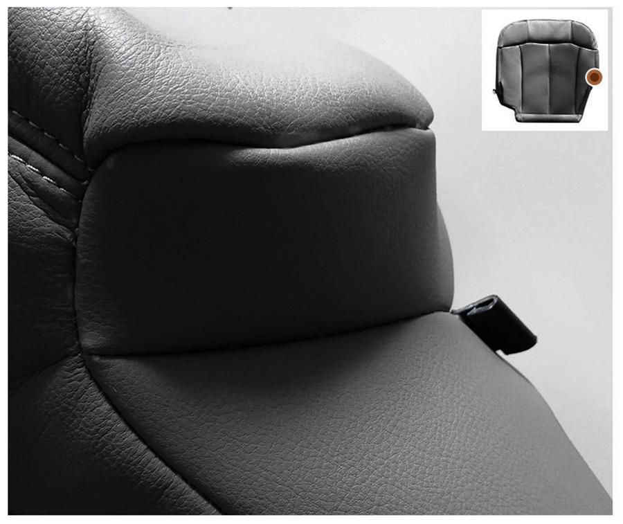Нижняя крышка сиденья водителя из ПУ-кожи для Chevy Silverado 1500hd 2500hd 1999-2002 гг.