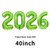 2026 Large Foil Number Balloons Set: 32'' & 40'' for New Year's Celebrations