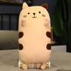 Plush Cartoon Cat Toy Cute Girl Bed Sleep Leg Clamping Doll Cushion Gift Holiday