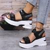 Fashion Women Sandals 2025 New Summer Platform Wedge Shoes Casual Heightening Slope with Shoes for Women High Heels Beach Sports Sandals