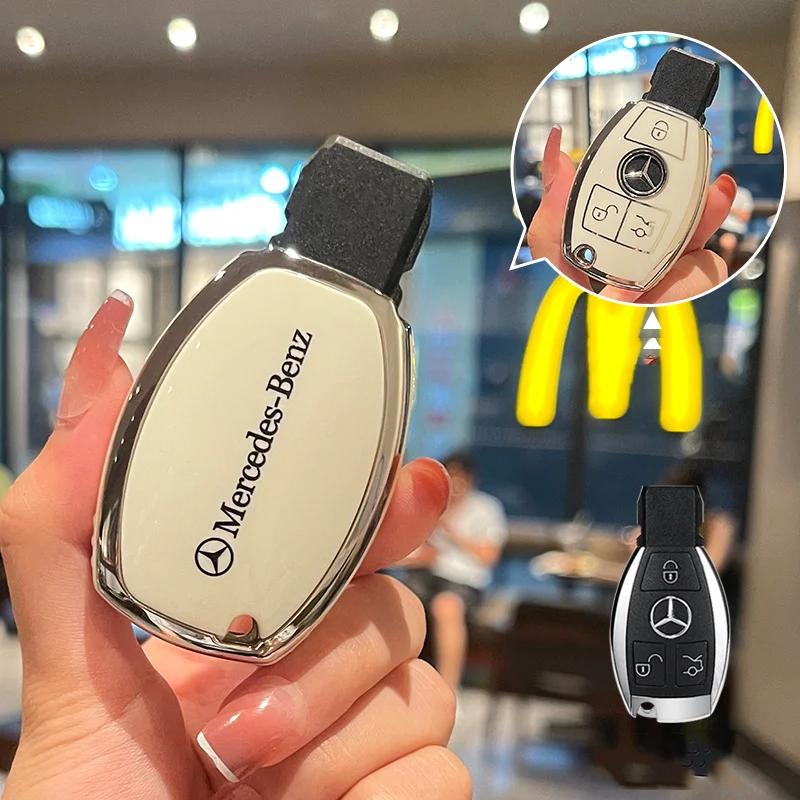 D6Car Remote Key Case Shell Auto Accessories For Mercedes Benz A B C E S Class W206 W204 W212 W213 W176 GLC CLA AMG W177 W223 S350