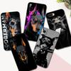 Black Tpu Case For OPPO A11S A15 A15S A16 A16S A16K A16E K3 K10 K9S ACE2 5G Doberman