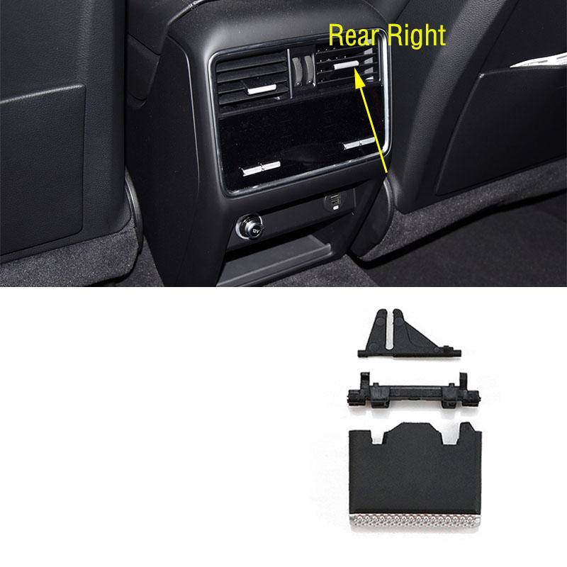 Для Porsche Cayenne 2018-передняя приборная панель автомобиля, задняя розетка для кондиционера, зажим для вентиляционных отверстий кондиционера A/C