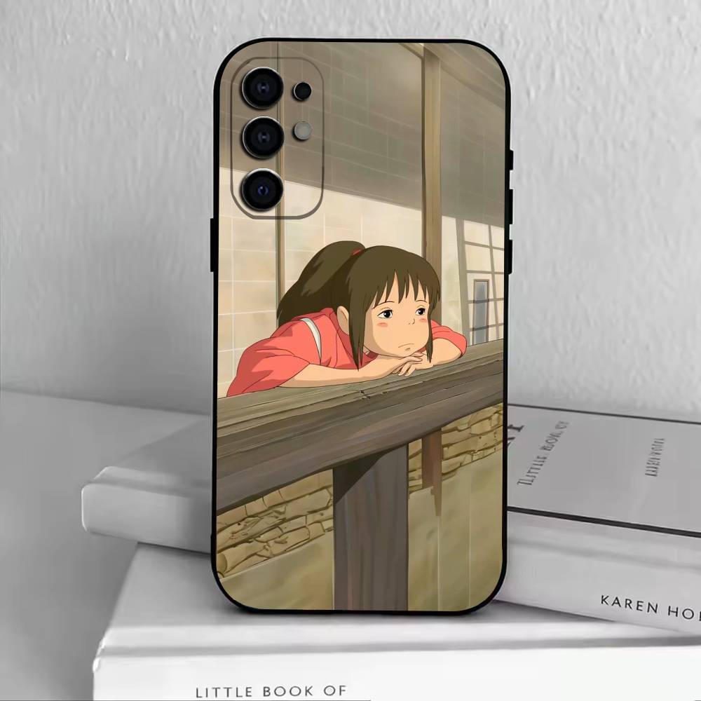 C-Chi hiro Phone Case Black Silicone Soft For Samsung S25,S24,S21,S22,S23,S30,Ultra,S20,Plus,Fe,Lite