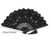 European Style Vintage Lace Hand Fan Hand Held Dance Fan Embroidered Folding Fan  Wedding
