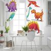 Динозавр Мультфильм Оконные Шторы Шторы для Гостиной Декоративные Элементы Гостиная